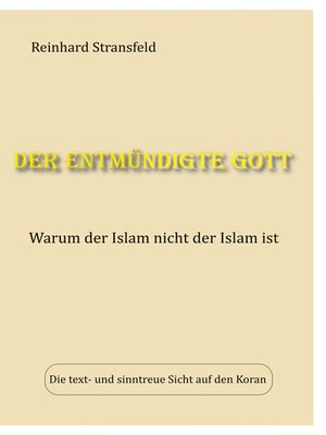 cover image of Der entmündigte Gott